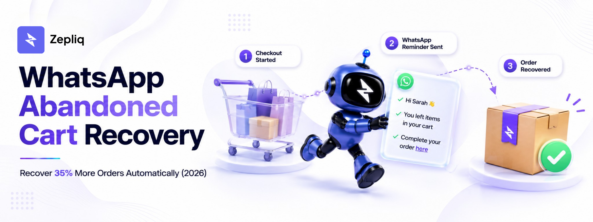 WhatsApp Abandoned Cart Recovery for Shopify and WooCommerce